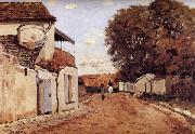 Alfred Sisley, Street in Louveciennes